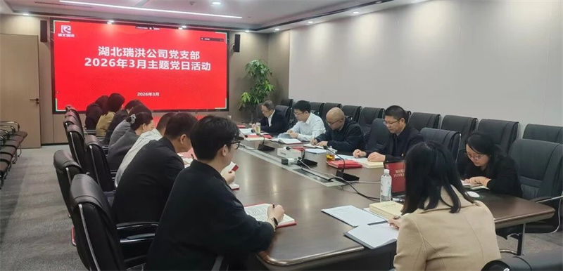 铸魂增智强党性 实干担当促发展 ——湖北瑞洪公司党支部开展3月主题党日活动