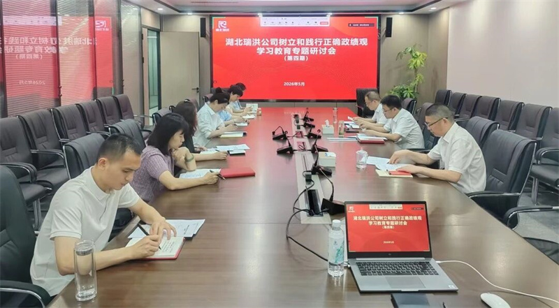 湖北瑞洪公司党支部召开5月主题党日活动暨树立和践行正确政绩观学习教育“真抓实干”专题研讨会