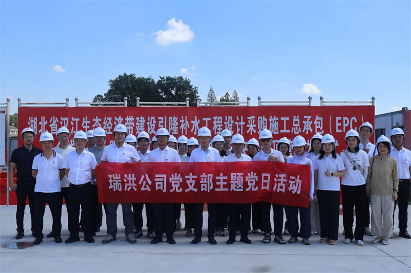 深入项目一线，推动党建业务深度融合 | 瑞洪公司党支部赴项目开展主题党日活动暨2026年第三季度党课
